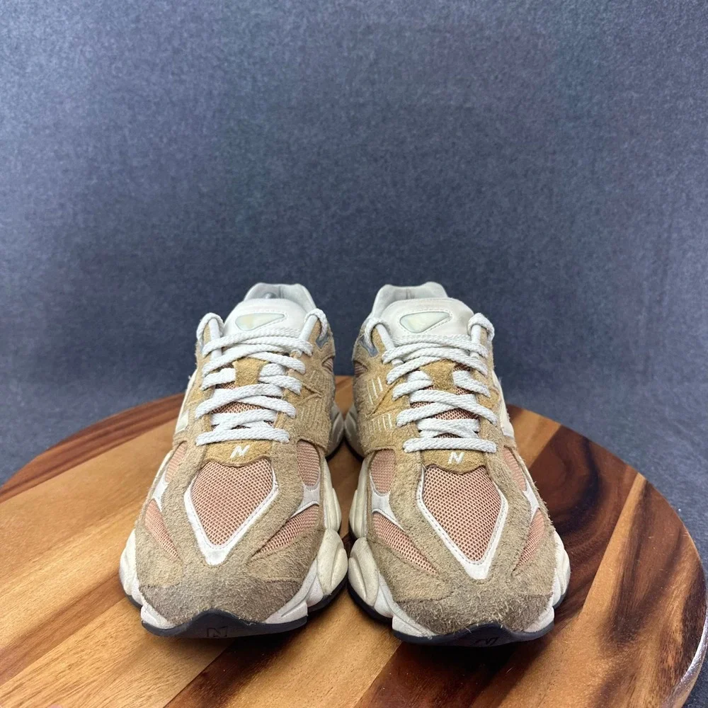 New Balance 9060 U9060HMT Great Plains Tan White Suede Mesh Men's 9.5 Sneakers
